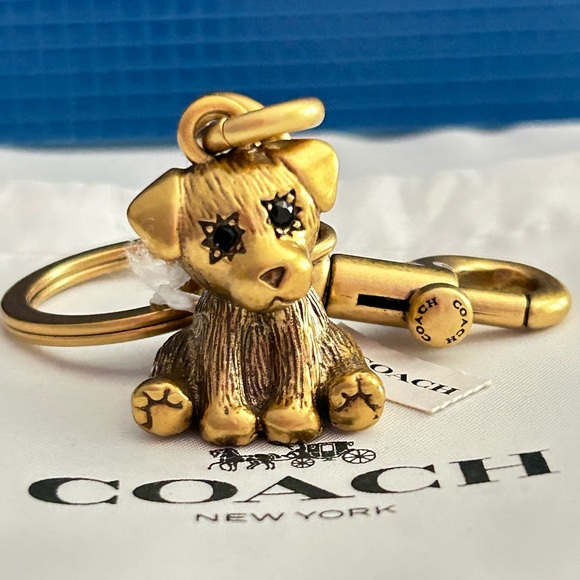 Coach dog Keychain/ Bag Charm - Picture 1 of 10